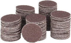 Tru-Maxx - 1" Diam, 80 Grit Aluminum Oxide Adhesive PSA Disc - Medium Grade, X Weighted Cloth Backing, For Right Angle/Vertical Shaft Portable Grinders - Exact Tool & Supply