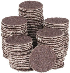 Tru-Maxx - 1" Diam, 40 Grit Aluminum Oxide Adhesive PSA Disc - Coarse Grade, X Weighted Cloth Backing, For Right Angle/Vertical Shaft Portable Grinders - Exact Tool & Supply