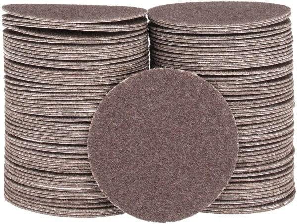 Tru-Maxx - 2" Diam, 120 Grit Aluminum Oxide Adhesive PSA Disc - Fine Grade, X Weighted Cloth Backing, For Right Angle/Vertical Shaft Portable Grinders - Exact Tool & Supply