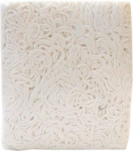 PRO-SOURCE - White Head Band, Large Rayon Cut End Mop Head - Exact Tool & Supply