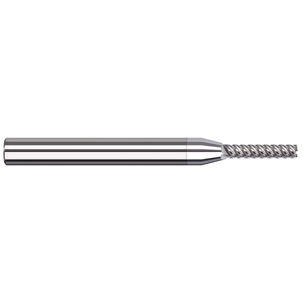 Harvey Tool - Square End Mills; Mill Diameter (mm): 0.80 ; Mill Diameter (Inch): 1/32 ; Mill Diameter (Decimal Inch): 0.0310 ; Length of Cut (Inch): 5/32 ; Length of Cut (Decimal Inch): 0.1560 ; Material: Solid Carbide - Exact Tool & Supply