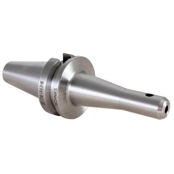Techniks - BT40 Taper Shank 1/2" Hole End Mill Holder/Adapter - 1-3/8" Nose Diam, 4.72" Projection - Exact Tool & Supply
