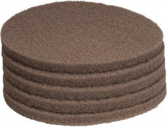 PRO-SOURCE - Polishing Pad - 15" Machine, Tan Pad, Polyester - Exact Tool & Supply