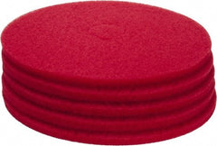 PRO-SOURCE - Polishing Pad - 20" Machine, Red Pad, Polyester - Exact Tool & Supply