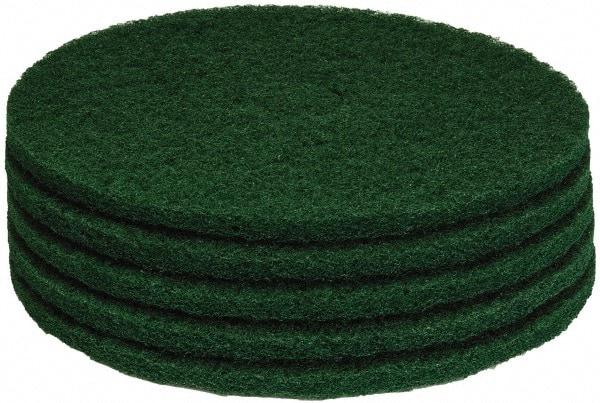 PRO-SOURCE - Stripping Pad - 20" Machine, Green Pad, Polyester - Exact Tool & Supply