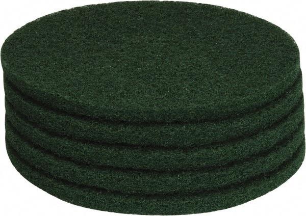 PRO-SOURCE - Stripping Pad - 17" Machine, Green Pad, Polyester - Exact Tool & Supply