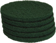 PRO-SOURCE - Stripping Pad - 13" Machine, Green Pad, Polyester - Exact Tool & Supply