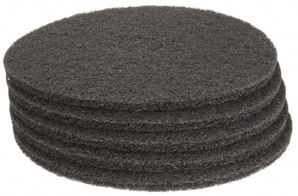 PRO-SOURCE - Stripping Pad - 19" Machine, Black Pad, Polyester - Exact Tool & Supply