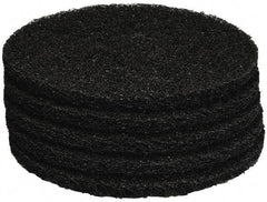 PRO-SOURCE - Stripping Pad - 14" Machine, Black Pad, Polyester - Exact Tool & Supply