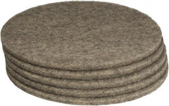 PRO-SOURCE - Polishing Pad - 27" Machine, Black Pad, Polyester - Exact Tool & Supply