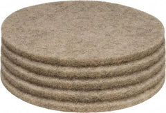 PRO-SOURCE - Polishing Pad - 20" Machine, Black Pad, Polyester - Exact Tool & Supply