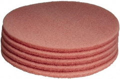 PRO-SOURCE - Polishing Pad - 27" Machine, Pink Pad, Polyester - Exact Tool & Supply