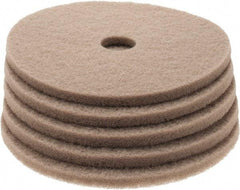 PRO-SOURCE - Polishing Pad - 20" Machine, Tan Pad, Polyester - Exact Tool & Supply