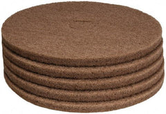 PRO-SOURCE - Polishing Pad - 19" Machine, Tan Pad, Polyester - Exact Tool & Supply