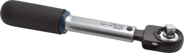 Sturtevant Richmont - 3/8" Drive Preset Clicker - 30 In/Lb to 17 N/m Torque, 7-7/8" OAL - Exact Tool & Supply