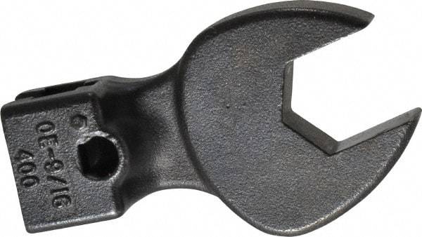 Sturtevant Richmont - 9/16" Open End Torque Wrench Interchangeable Head - 400 In/Lb Max Torque, Use with Sturtevant/Richmont Interchangeable Head Clicker Torque Wrenches - Exact Tool & Supply