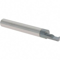 Scientific Cutting Tools - 0.4" Cutting Depth, 14 to 40 TPI, 0.23" Diam, Internal Thread, Solid Carbide, Single Point Threading Bar - AlTiN+ Finish, 2-1/2" OAL, 5/16" Shank Diam, 0.055" Projection from Edge, 60° Profile Angle - Exact Tool & Supply