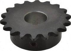 Browning - 18 Teeth, 3/8" Chain Pitch, Chain Size 35, Finished Bore Sprocket - 3/4" Bore Diam, 2.16" Pitch Diam, 2.35" Outside Diam - Exact Tool & Supply