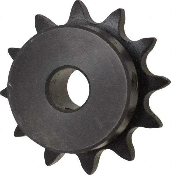 Browning - 12 Teeth, 1/2" Chain Pitch, Chain Size 40, Finished Bore Sprocket - 1/2" Bore Diam, 1.775" Pitch Diam, 2.17" Outside Diam - Exact Tool & Supply