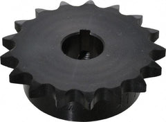 Browning - 17 Teeth, 1/2" Chain Pitch, Chain Size 40, Finished Bore Sprocket - 3/4" Bore Diam, 2.721" Pitch Diam, 2.96" Outside Diam - Exact Tool & Supply