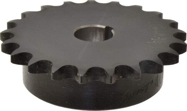 Browning - 21 Teeth, 1/2" Chain Pitch, Chain Size 40, Finished Bore Sprocket - 3/4" Bore Diam, 3.355" Pitch Diam, 3.62" Outside Diam - Exact Tool & Supply