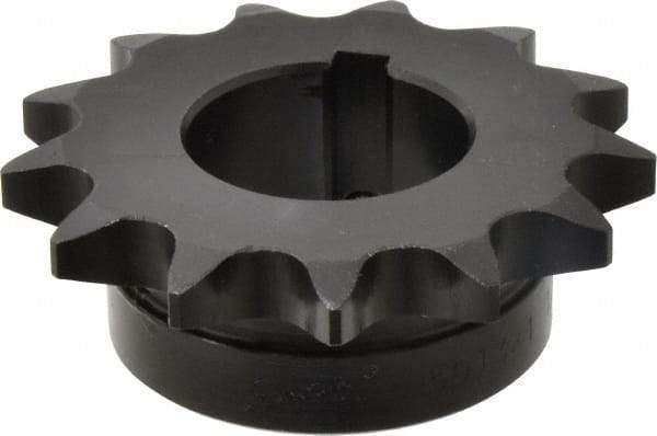 Browning - 13 Teeth, 5/8" Chain Pitch, Chain Size 50, Finished Bore Sprocket - 1-1/4" Bore Diam, 2.612" Pitch Diam, 2.91" Outside Diam - Exact Tool & Supply