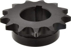 Browning - 13 Teeth, 5/8" Chain Pitch, Chain Size 50, Finished Bore Sprocket - 1-1/4" Bore Diam, 2.612" Pitch Diam, 2.91" Outside Diam - Exact Tool & Supply