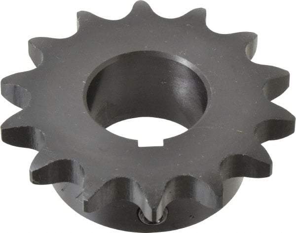 Browning - 14 Teeth, 5/8" Chain Pitch, Chain Size 50, Finished Bore Sprocket - 1-1/4" Bore Diam, 2.809" Pitch Diam, 3.11" Outside Diam - Exact Tool & Supply