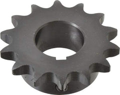 Browning - 14 Teeth, 5/8" Chain Pitch, Chain Size 50, Finished Bore Sprocket - 1-1/4" Bore Diam, 2.809" Pitch Diam, 3.11" Outside Diam - Exact Tool & Supply