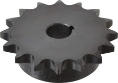 Browning - 16 Teeth, 5/8" Chain Pitch, Chain Size 50, Finished Bore Sprocket - 3/4" Bore Diam, 3.204" Pitch Diam, 3.52" Outside Diam - Exact Tool & Supply