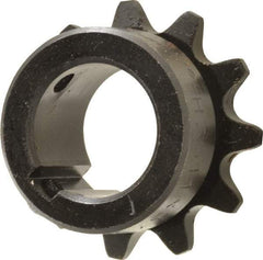Browning - 11 Teeth, 3/8" Chain Pitch, Chain Size 35, Finished Bore Sprocket - 3/4" Bore Diam, 1.331" Pitch Diam, 1-1/2" Outside Diam - Exact Tool & Supply