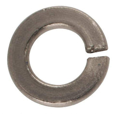 Value Collection - #2, 0.02" Thick Split Lock Washer - 316 Stainless Steel, Uncoated, 0.088" Min ID, 0.094" Max ID - Exact Tool & Supply