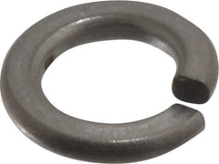 Value Collection - #10, 0.047" Thick Split Lock Washer - 316 Stainless Steel, Uncoated, 0.193" Min ID, 0.2" Max ID - Exact Tool & Supply