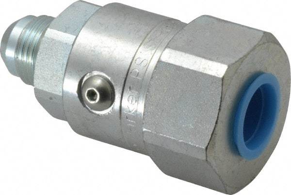 Parker - 3/4-16 SAE (JIC) 37° Flare Steel Hydraulic Hose Male JIC To Female JIC Swivel - 5,000 psi - Exact Tool & Supply