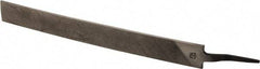 PFERD - 14" Long, Bastard Cut, Flat American-Pattern File - Single/Curved Cut, 0.38" Overall Thickness, Flexible, Tang - Exact Tool & Supply