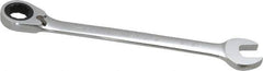 Paramount - 13/16" 12 Point Offset Combination Wrench - 15° Offset Angle, 11-5/8" OAL, Chrome Vanadium Steel, Polished Finish - Exact Tool & Supply
