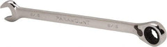 Paramount - 5/16" 12 Point Offset Combination Wrench - 15° Offset Angle, 5" OAL, Chrome Vanadium Steel, Polished Finish - Exact Tool & Supply