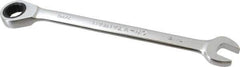 Paramount - 7/16" 12 Point Offset Combination Wrench - 15° Offset Angle, 5-1/2" OAL, Chrome Vanadium Steel, Polished Finish - Exact Tool & Supply