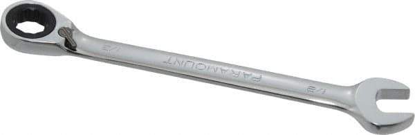 Paramount - 1/2" 12 Point Offset Combination Wrench - 15° Offset Angle, 5-3/4" OAL, Chrome Vanadium Steel, Polished Finish - Exact Tool & Supply