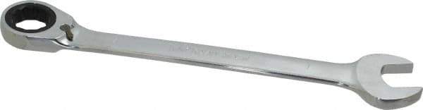 Paramount - 1" 12 Point Offset Combination Wrench - 15° Offset Angle, 12-1/2" OAL, Chrome Vanadium Steel, Polished Finish - Exact Tool & Supply