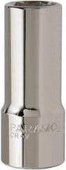 Paramount - 7/8", 3/4" Drive, Deep Hand Socket - 6 Points, 3-1/2" OAL, Steel, Chrome Finish - Exact Tool & Supply