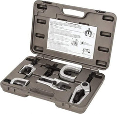 OTC - 5 Piece Front End Chassis/Under Carriage Service Set - Pitman Arm Pullers, Tie Rod Remover, Tie Rod Remover/Ball Joint Separator, Tie Rod Remover/Pitman Arm Puller, Ball Joint Separator - Exact Tool & Supply