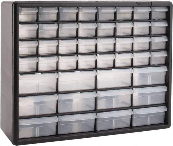 Akro-Mils - 44 Drawer, Small Parts Cabinet - 6-3/8" Deep x 20" Wide x 15-13/16" High - Exact Tool & Supply