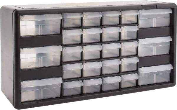Akro-Mils - 26 Drawer, Small Parts Cabinet - 6-3/8" Deep x 20" Wide x 10-11/32" High - Exact Tool & Supply