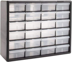 Akro-Mils - 24 Drawer, Small Parts Cabinet - 6-3/8" Deep x 20" Wide x 15-13/16" High - Exact Tool & Supply