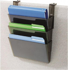 Deflect-o - 11 x 8 1/2", Letter Size, Smoke, File Folders with Top Tab - Exact Tool & Supply