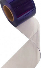 Aleco - Clear Replacement Vinyl Strip Standard Dock Curtain Strips - 36" Wide x 60' Long x 0.08" Thick, PVC - Exact Tool & Supply