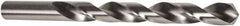 Precision Twist Drill - 23/64" 118° High Speed Steel Jobber Drill - Bright Finish, Right Hand Cut, Spiral Flute, Straight Shank, 4-7/8" OAL, Standard Point - Exact Tool & Supply