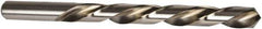 Precision Twist Drill - 13/64" 118° High Speed Steel Jobber Drill - Bright Finish, Left Hand Cut, Spiral Flute, Straight Shank, 3-5/8" OAL, Standard Point - Exact Tool & Supply