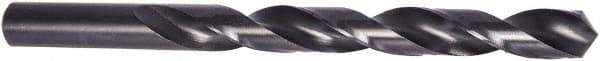 Precision Twist Drill - Letter A 118° High Speed Steel Jobber Drill - Oxide Finish, Right Hand Cut, Spiral Flute, Straight Shank, 3-7/8" OAL, Standard Point - Exact Tool & Supply